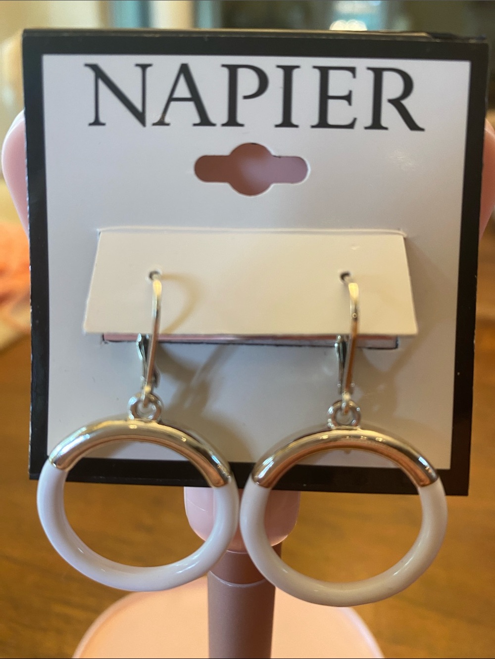 FREE NAPIER Lever Back Earrings